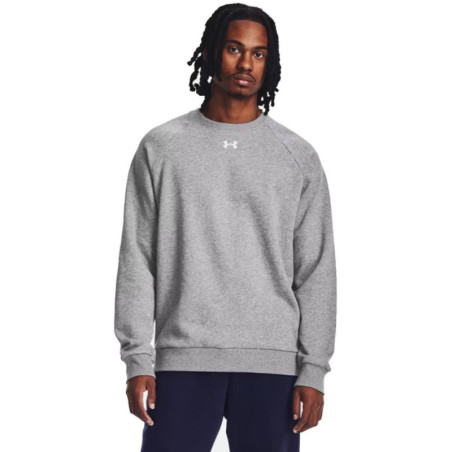 SUDADERA UNDER ARMOUR RIVAL GRIS 1379755-025