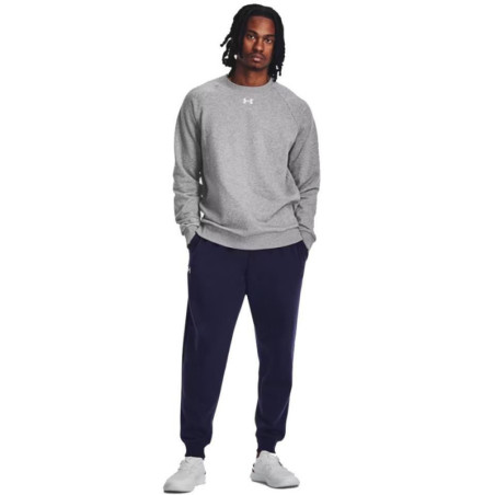 SUDADERA UNDER ARMOUR RIVAL GRIS 1379755-025