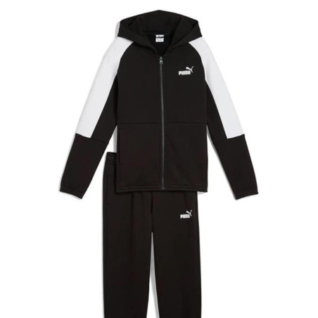 CHANDAL PUMA ESS BLOCK HOODED NEGRO 689724-01