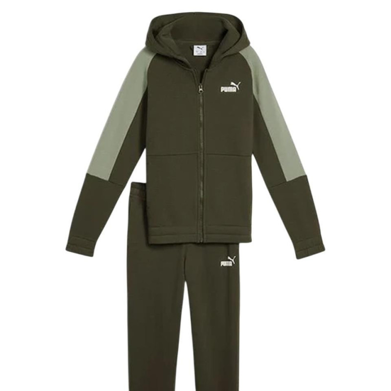 CHANDAL PUMA ESS BLOCK HOODED VERDE 689724-70