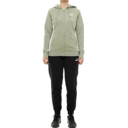 CHANDAL PUMA FULL-ZIP HOODED VERDE MUJER 690738-82 2