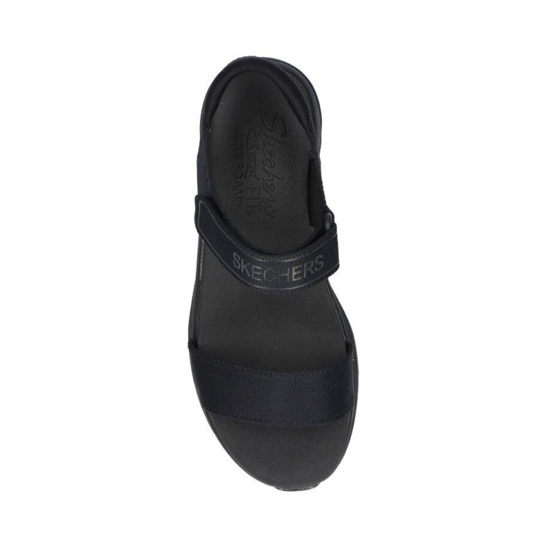 SANDALIA SKECHERS D´LUX WALKER NEGRO 119226-BBK