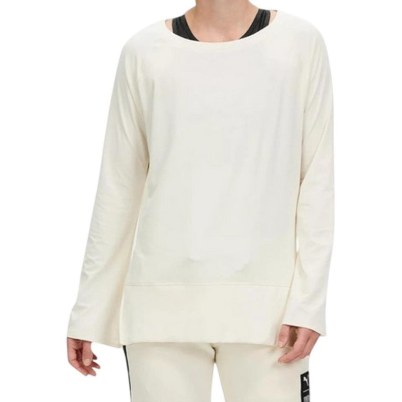 CAMISETA PUMA BEIGE MANGA LARGA 520988-73