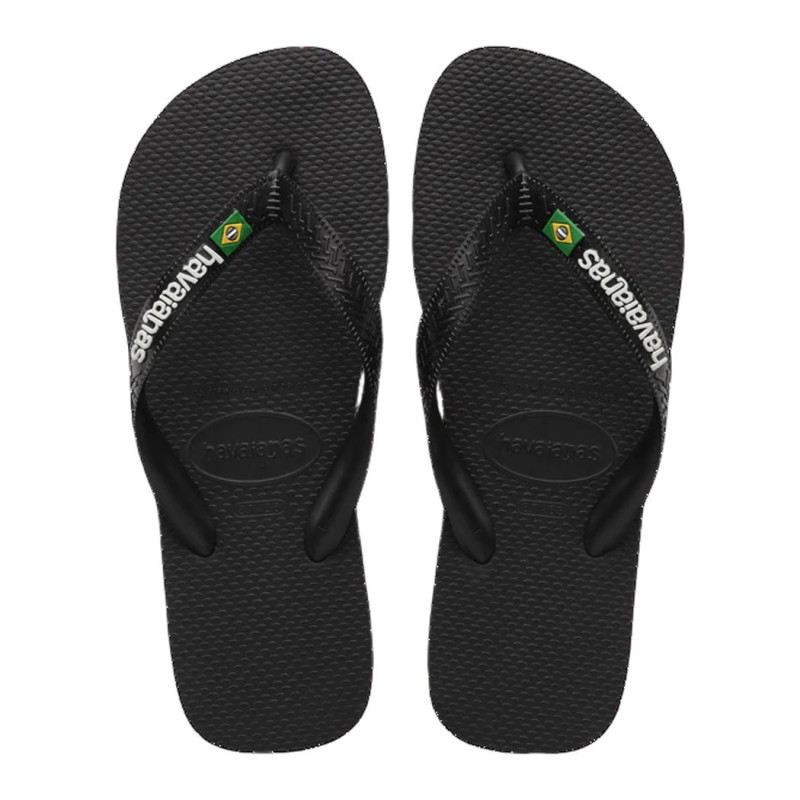 CHANCLAS HAVAIANAS BRASIL LOGO NEGRO 4110850-1069