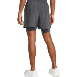PANTALON CORTO UNDER ARMOUR GRIS 2X1 2