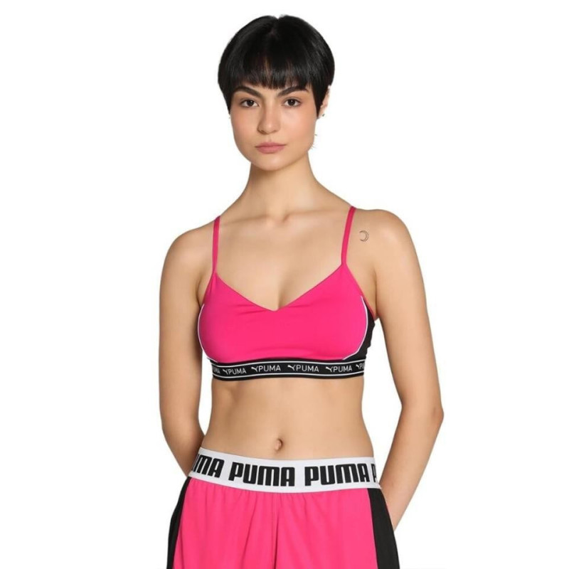 TOP PUMA MOVE STRING ROSA NEGRO 