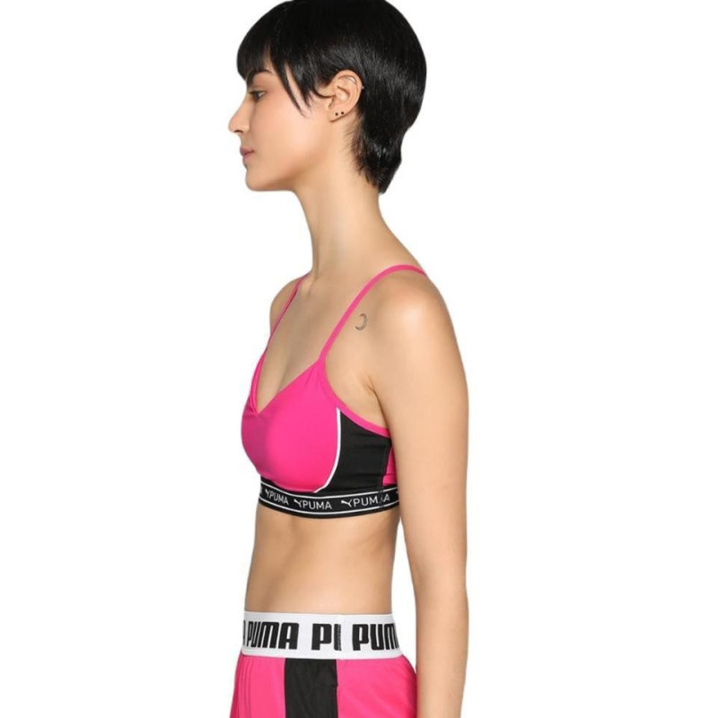 TOP PUMA MOVE STRING ROSA NEGRO 