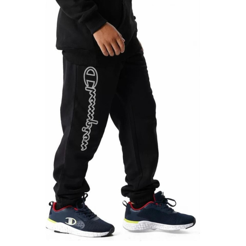 PANTALON LARGO CHAMPION NIÑO NEGRO 305790-KK001