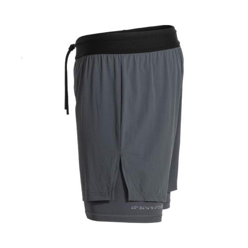 SHORT R-TRAIL NATURE GRIS CON MALLA 103174-150