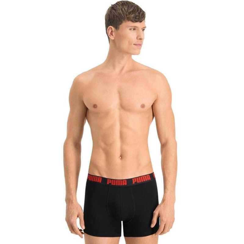 BOXER BASIC PUMA ROJO NEGRO PACK 2 521015001-786