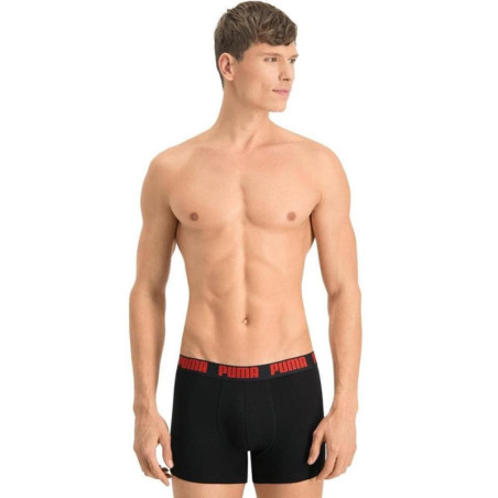 BOXER BASIC PUMA ROJO NEGRO PACK 2 521015001-786