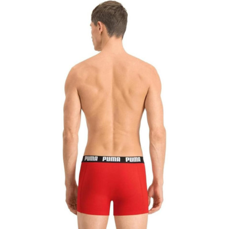 BOXER BASIC PUMA ROJO NEGRO PACK 2 521015001-786