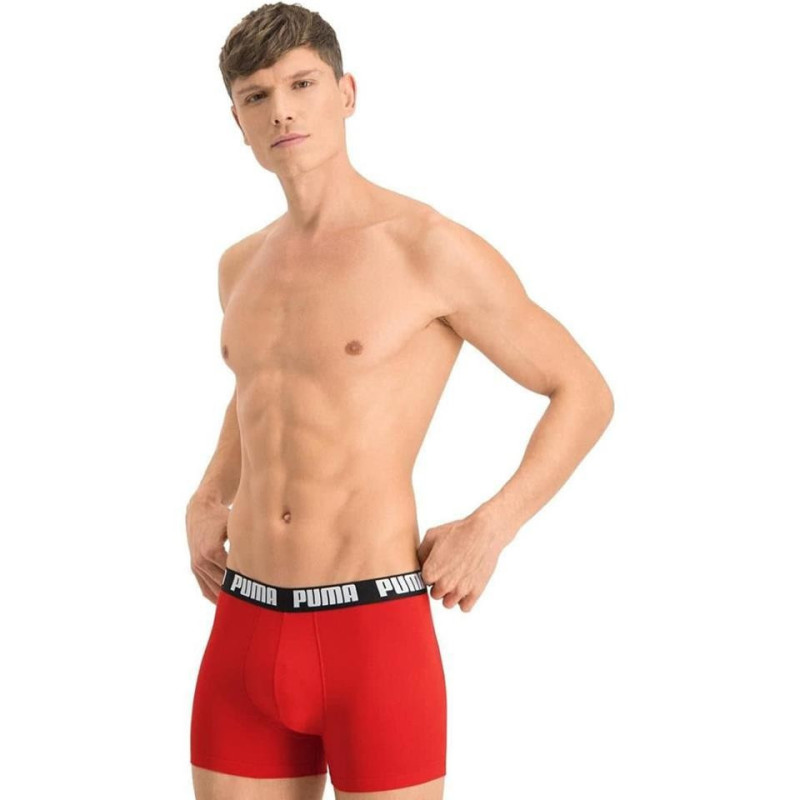 BOXER BASIC PUMA ROJO NEGRO PACK 2 521015001-786