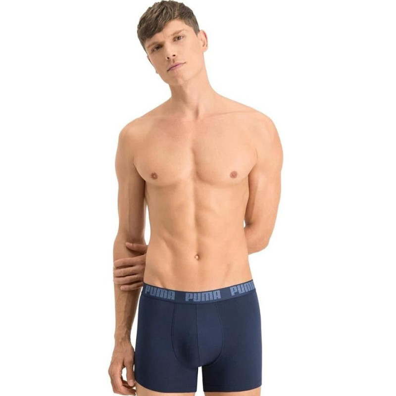 BOXER BASIC PUMA AZUL PACK 2 HOMBRE 521015001-037
