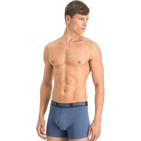 BOXER BASIC PUMA AZUL PACK 2 HOMBRE 521015001-037
