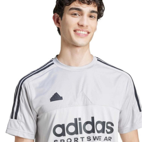CAMISETA ADIDAS M TIRO Q1 GRIS IW5958