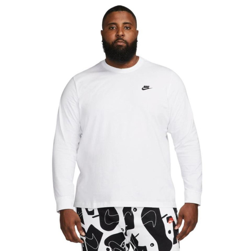 CAMISETA NIKE SPORTWEAR CLUB BLANCA AR5193-100