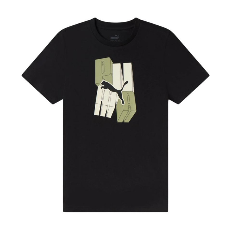 CAMISETA PUMA ESS GRAPHIC NEGRA 686895-01