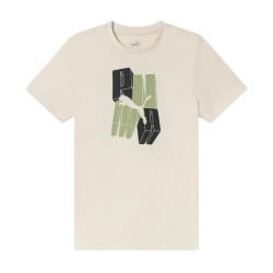 CAMISETA PUMA ESS GRAPHIC BEIGE 686895-85