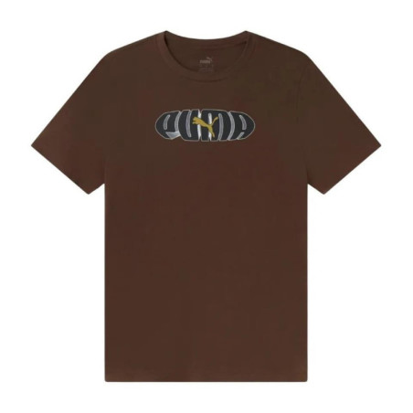 CAMISETA PUMA MANGA CORTA MARRON 686890-65