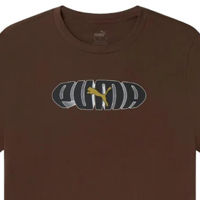 CAMISETA PUMA MANGA CORTA MARRON 686890-65