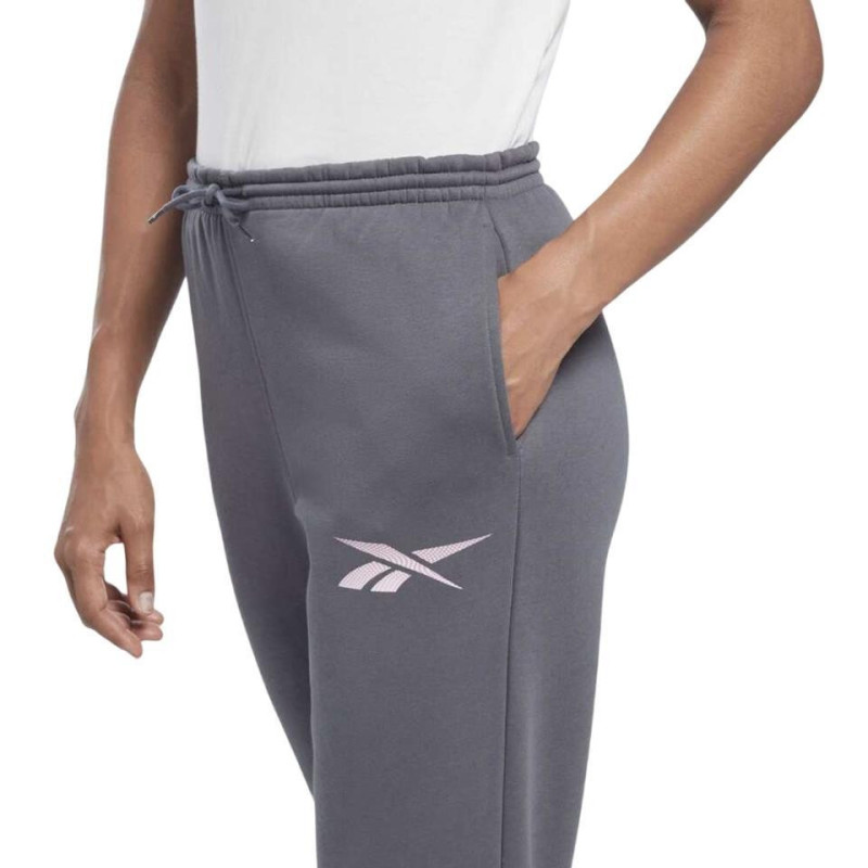 PANTALON REEBOK LARGO MUJER GRIS HR8310 