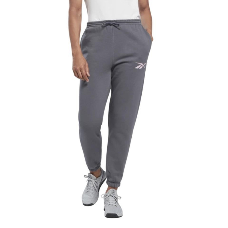 PANTALON REEBOK LARGO MUJER GRIS HR8310 