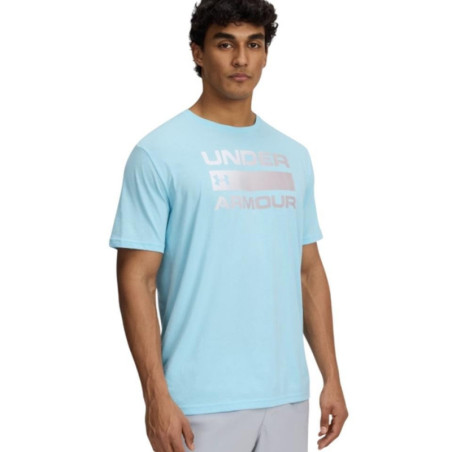CAMISETA UNDER ARMOUR TEAM CELESTE 1329582-494