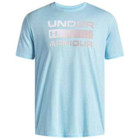 CAMISETA UNDER ARMOUR TEAM CELESTE 1329582-494